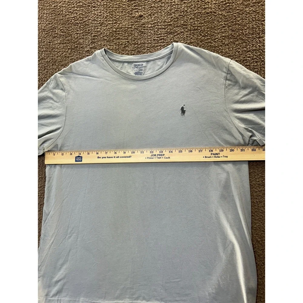 Polo Ralph Lauren Mens Light Blue Crew Neck Short Sleeve T-Shirt Size L